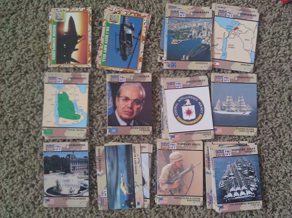 Desert Storm Trading Cards